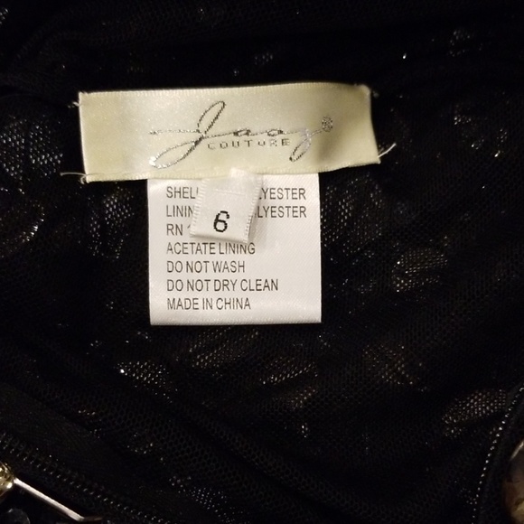 Jasz Couture black beaded prom dress - Picture 8 of 8